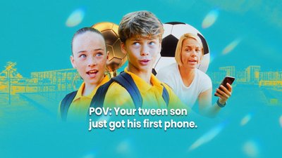 POV: Your tween son just got his first phone.