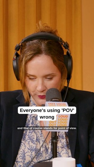 Everyone's using 'POV' wrong | Mamamia Out loud