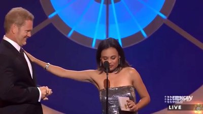 Craig McLachlan's "creepy" Logies moment.