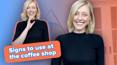 Signs to use at  the coffee shop