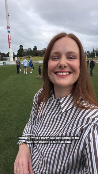 "I spent the morning with Prince Harry"