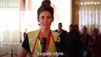 Stop. Revive. Survive. Logies red carpet 2017. 